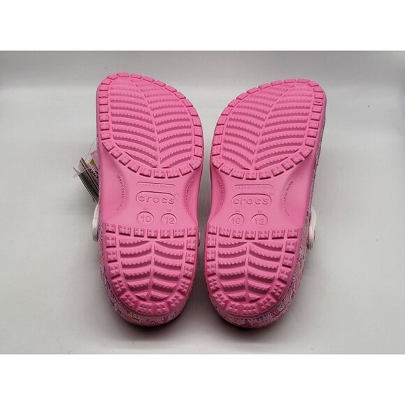 Crocs Hello Kitty‎ Classic Clog Womens Size 12 Pink 208527 680 - Picture 7 of 10